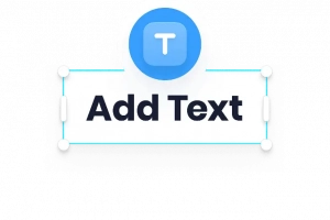 add text