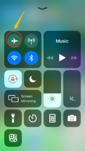 turn off airplane mode