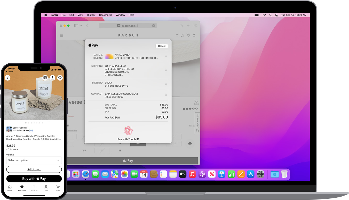 apple pay on mac