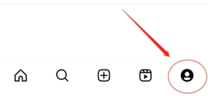 Tap on your profile picture in the lower right corner of the Instagram app