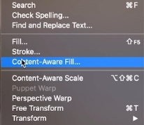 Content-Aware Fill