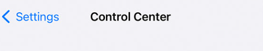 tap control center