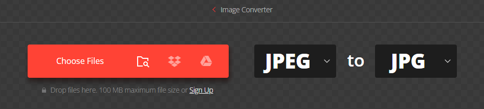 convert jpeg to jpg