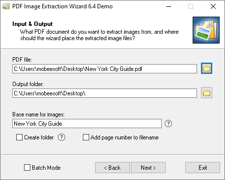 Extrahieren Sie PDF-Bilder mit dem PDF-Bildextraktionsassistenten