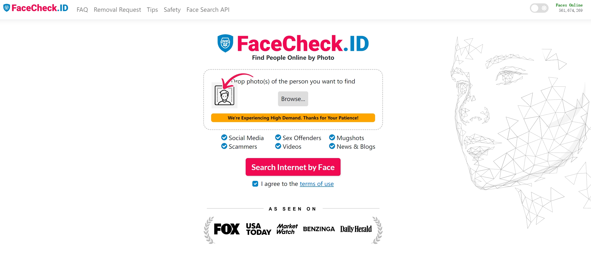Facecheck-ID-Website