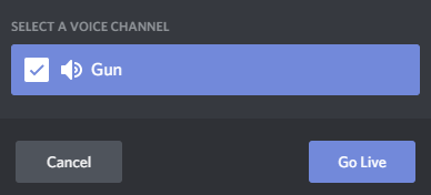 Gehe live auf Discord