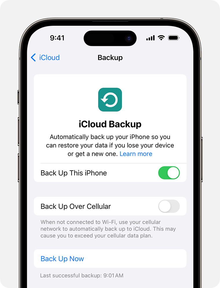 резервное копирование iCloud iPhone