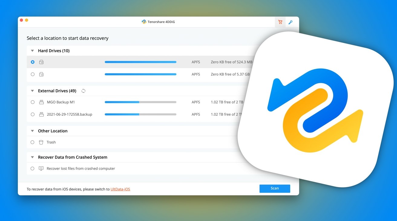 4DDiG Mac Data Recoveryを起動します