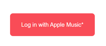 log in with apple music