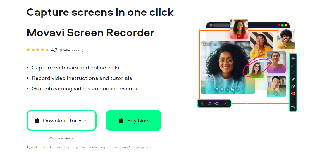 movavi screen recorder