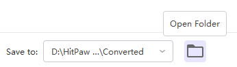 file folder HitPaw Video Converter