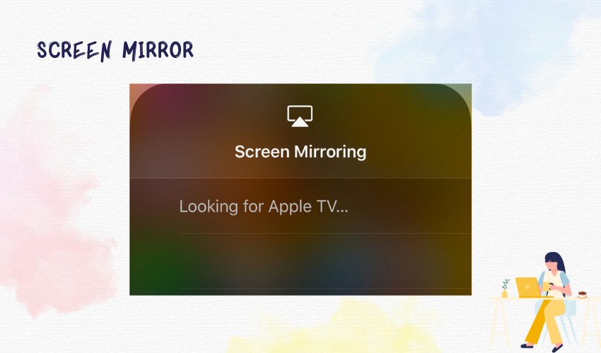 Mise en miroir d'écran sur iPhone