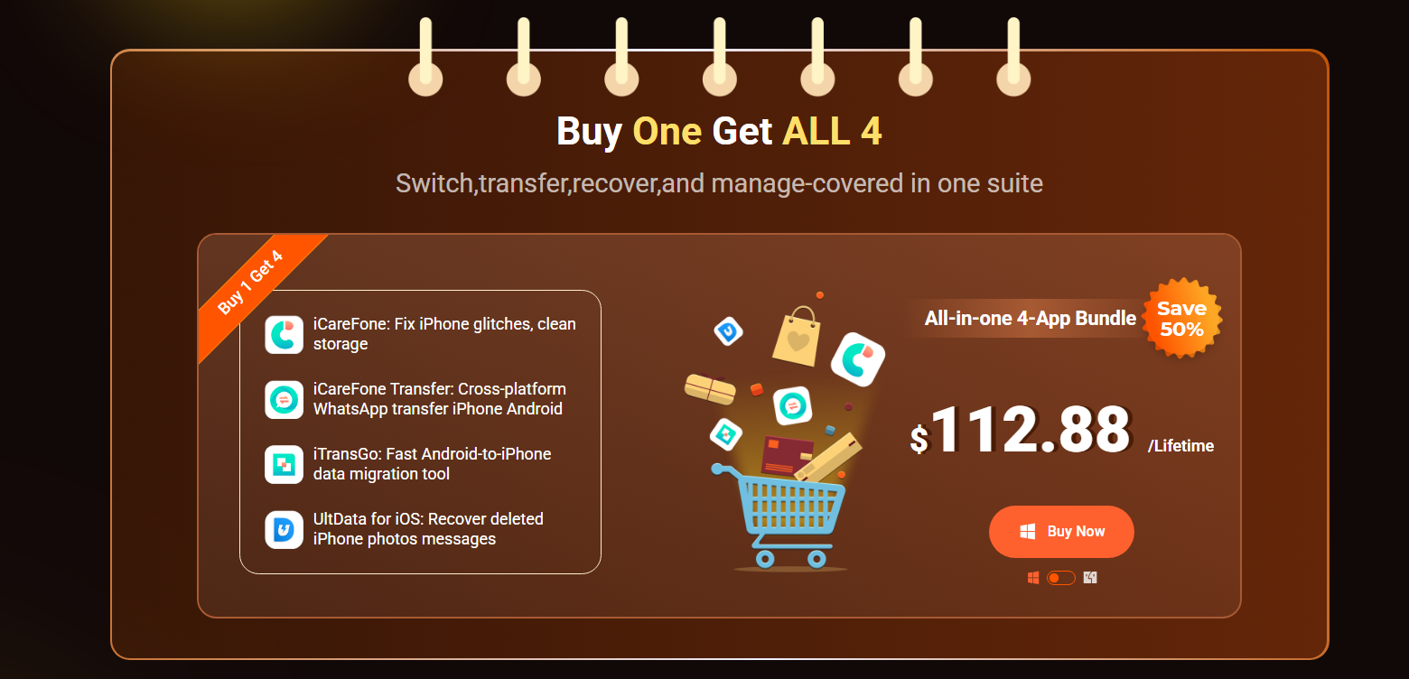 tenorshare black friday buy 1 get 4