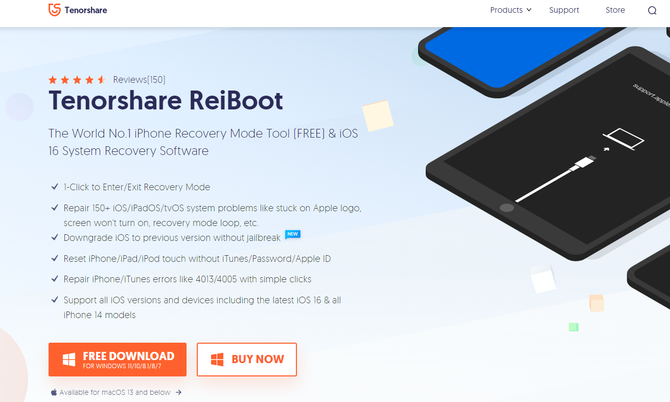 Reiboot ios system repair. Восстановить айфон REIBOOT. Сброс iphone до заводских. Tenorshare REIBOOT нет интернета. R E B oo t.