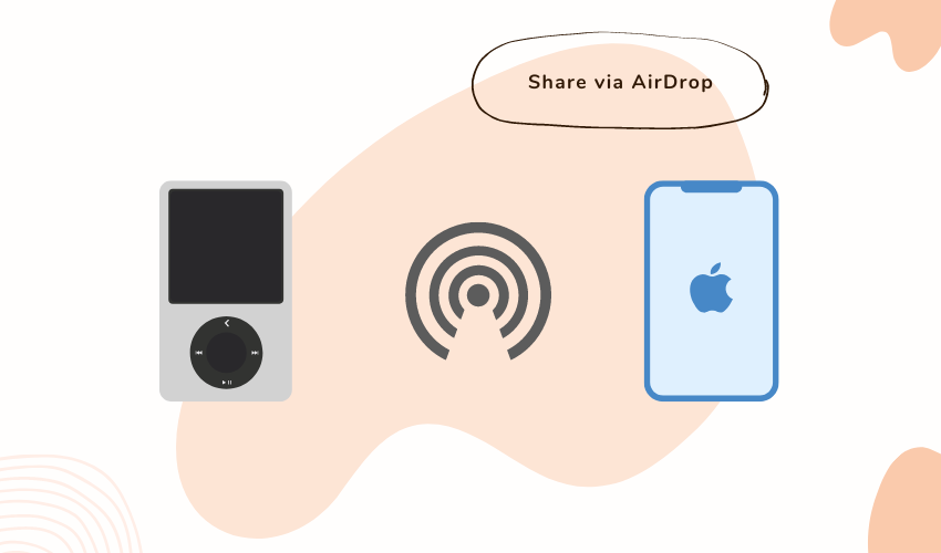 AirDrop 経由で共有する