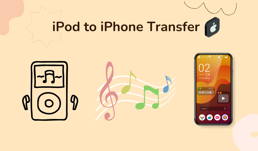 cómo transferir música desde un iPod a un iPhone