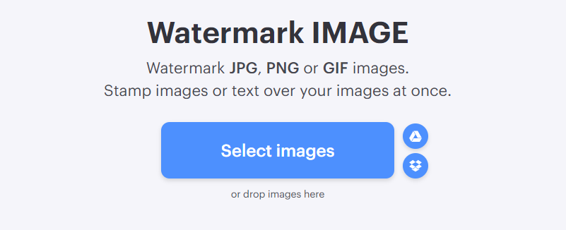 watermark select images